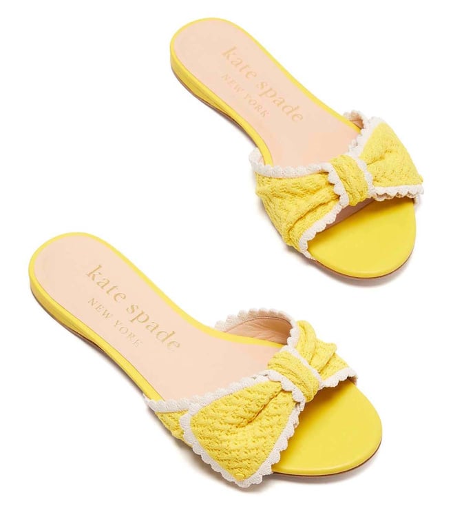 yellow kate spade sandals