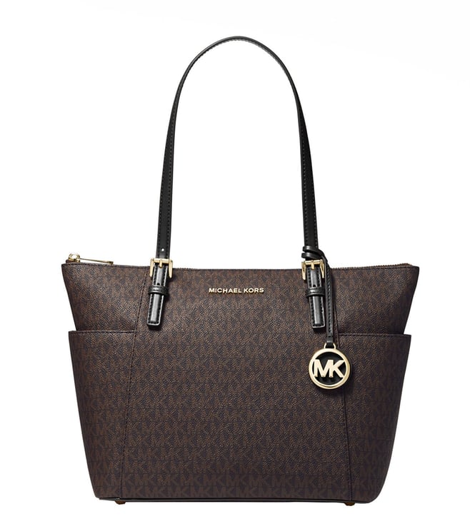 Buy MICHAEL Michael Kors Vanilla Jet Set Medium Pouch for Women Online @  Tata CLiQ Luxury