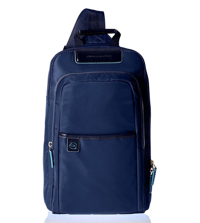 Buy Piquadro Blue Celion Large Cross Body Bag Original Men Bags only at  Tata CLiQ Luxury
