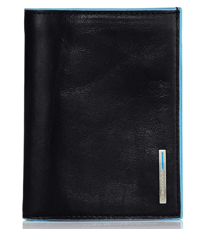 Dollar Leather Wallet - Sand Black Pique