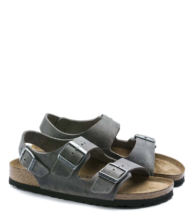 Birkenstock milano oiled leather iron new arrivals