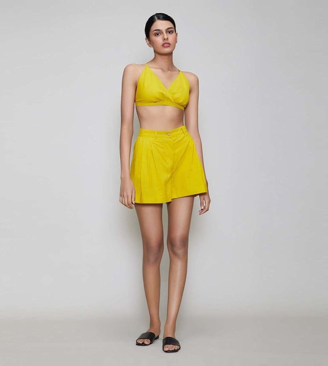 Buy TA Overlap Bralette & Shorts Set for Women Online @ Tata CLiQ