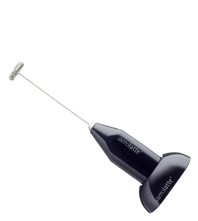 Aerolatte Black Milk Frother with Stand