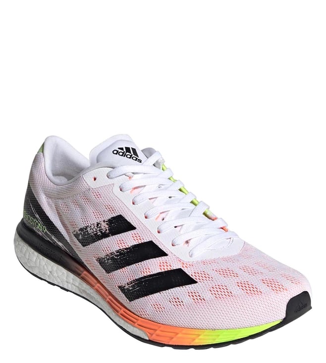 Dierentuin Inademen Kreek Buy Adidas Adizero Boston 9 M White Running Shoes for Men Online @ Tata  CLiQ Luxury