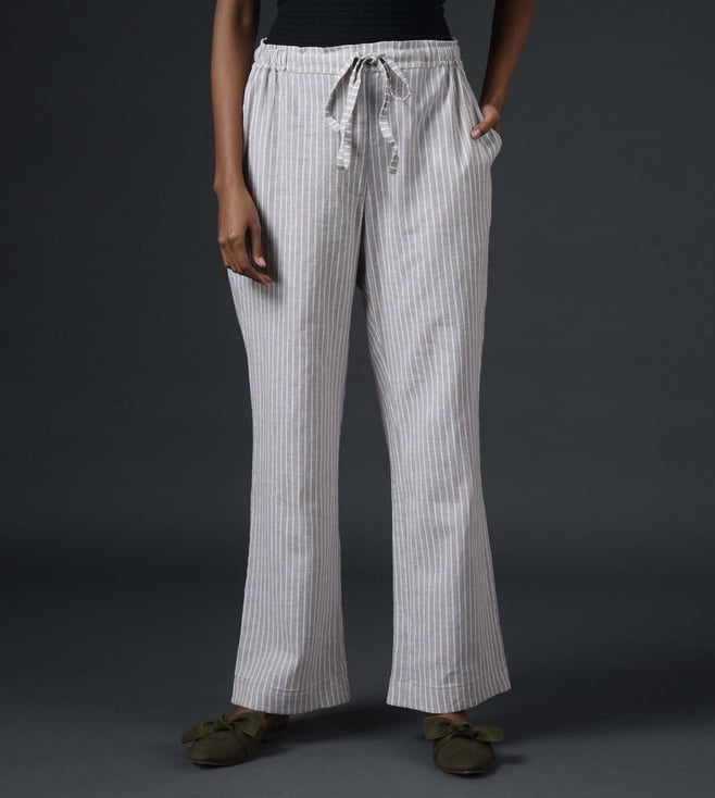 striped beach pants