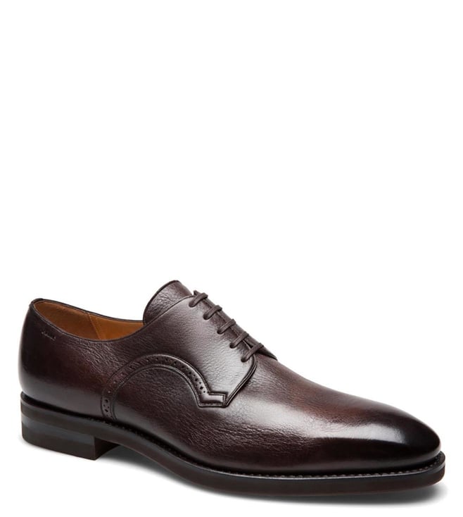 Buy Bally Scribe Novo Coffee 16 Derby Shoes for Men Online Tata CLiQ Luxury