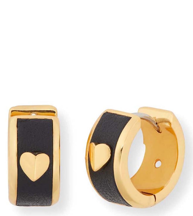 Buy Kate Spade Black Heartful Huggies Earrings for Women Online @ Tata CLiQ  Luxury