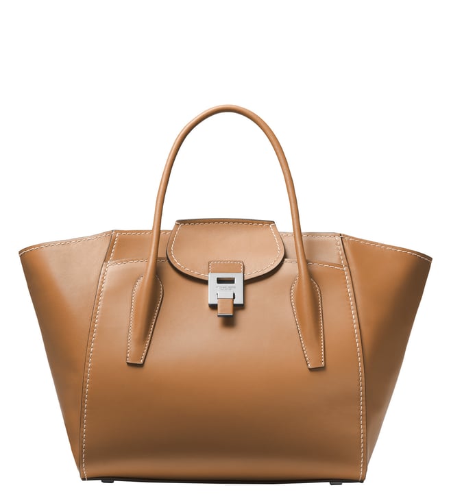 Buy MICHAEL Michael Kors Acorn Mercer Bond Bancroft Satchel for Women  Online @ Tata CLiQ Luxury