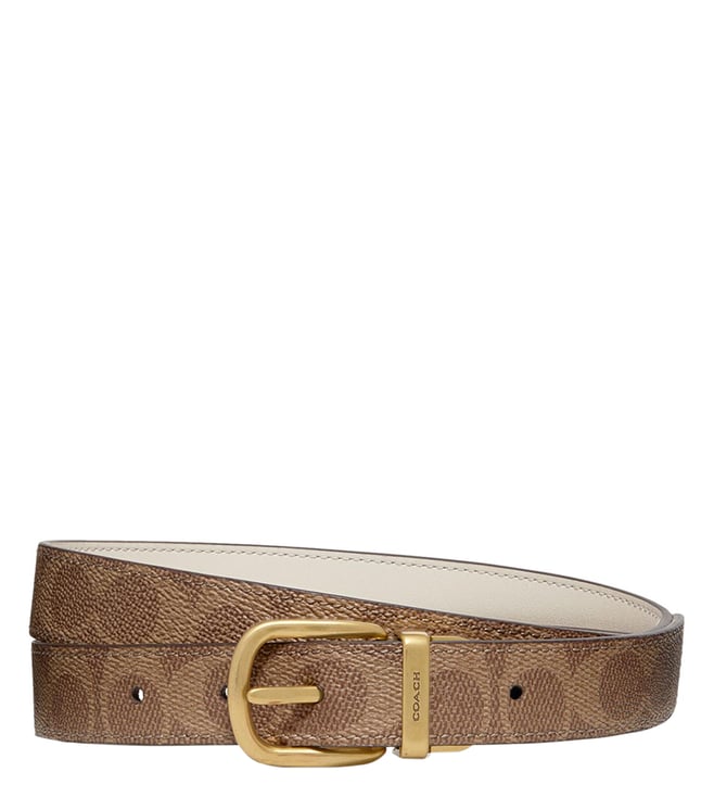 Buy Coach Blue Harness Buckle Cut-To-Size Logo Reversible Belt for Men  Online @ Tata CLiQ Luxury