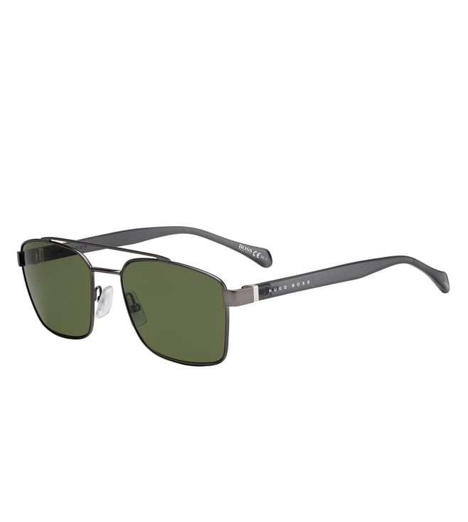 Buy Hugo Boss Green Square Sunglasses for Men Online Tata CLiQ Luxury