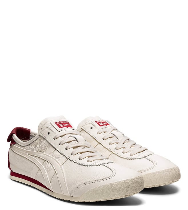 Buy Onitsuka Tiger Mexico 66 Cream & Beet Juice Sneakers Online @ Tata CLiQ  Luxury