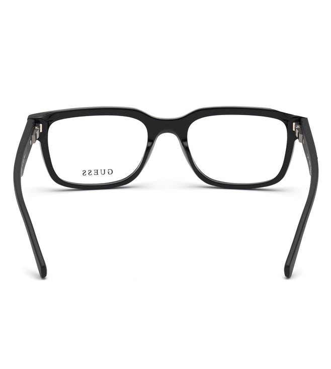 Buy GUESS Black Rectangular Eye Frames for Men Online Tata CLiQ Luxury