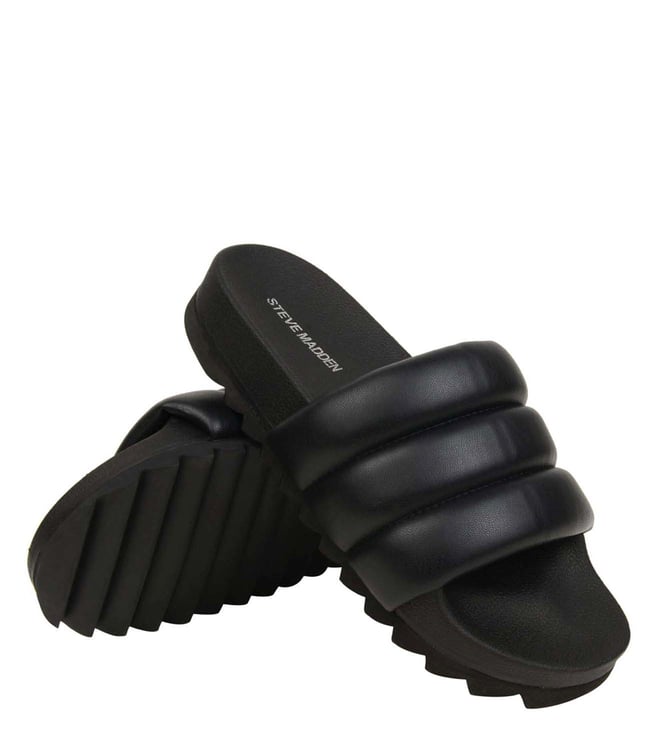 STEVE MADDEN Mayven Womens Slide Sandals - BLACK | Tillys