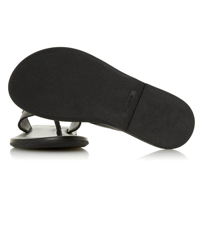 Buy Dune London FREDS Black Thong Sandals Online Tata CLiQ Luxury