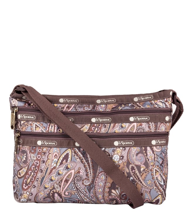 Buy Lesportsac Paisley Swirl Printed Large Cross Body Bag for Women