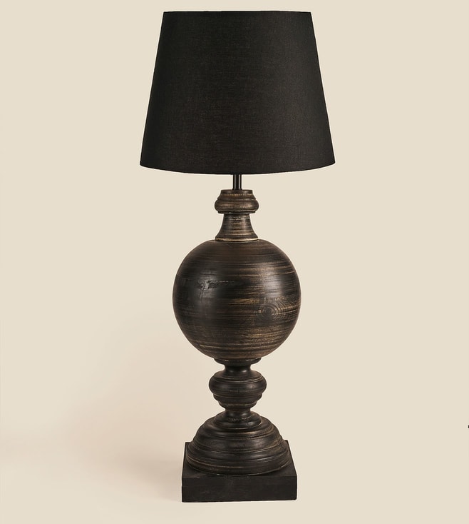 Fleck Black Lucas Table Lamp, Luxury Table Lamps India