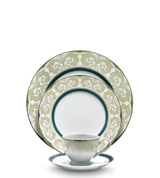 Buy Noritake 18-Piece White & Gold Porcelain Dinner Sets Online