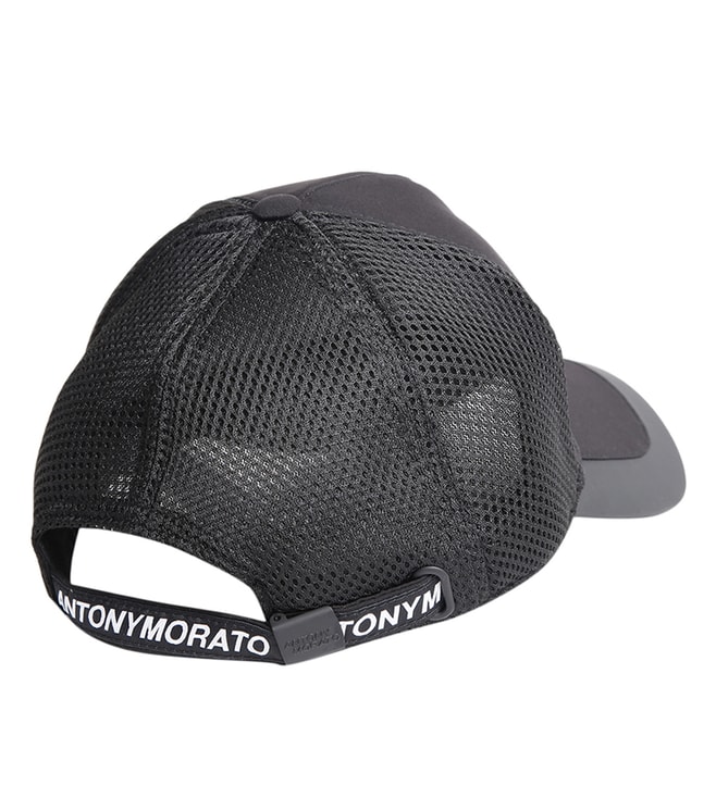 Buy Antony Morato Black Logo Baseball Cap (M) for Men Online @ Tata ...