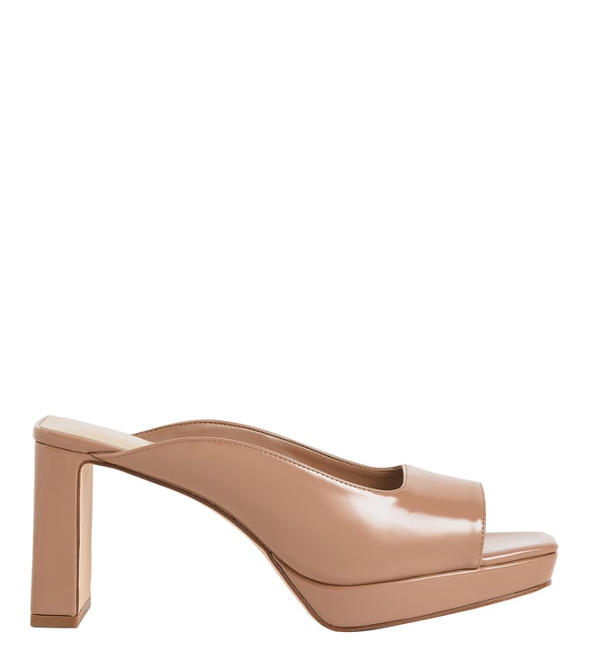 Buy CHARLES KEITH Nude Mules for Women Online Tata CLiQ Luxury