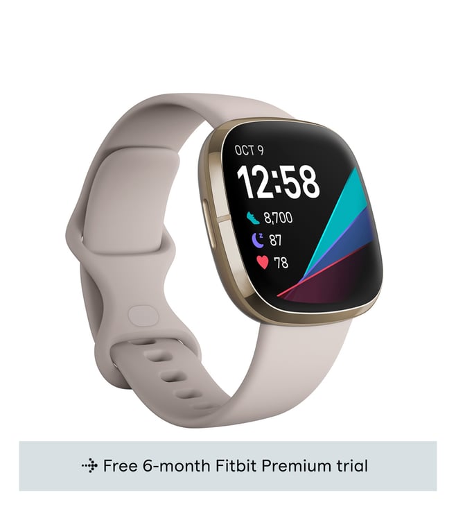 Buy FITBIT FB512BKBK Sense Smart Watch for Unisex Online Tata