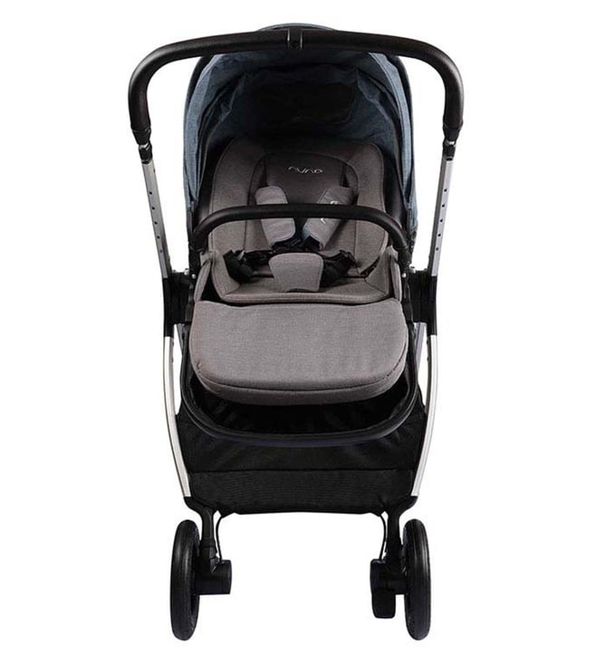 nuna blue stroller