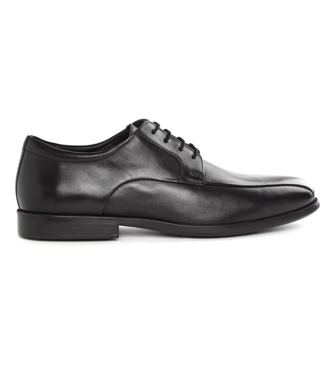 Buy Geox Black Leather Derby Shoes for Men Online @ Tata CLiQ Luxury