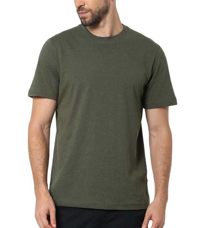 Buy Selected Homme Forest Night Regular Fit T-Shirt for Men Online ...