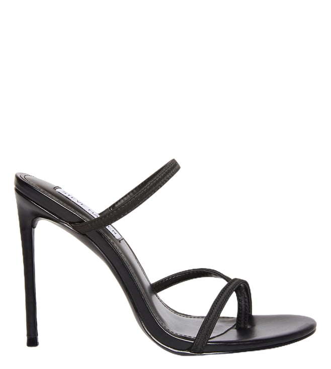 steve madden black strap sandals