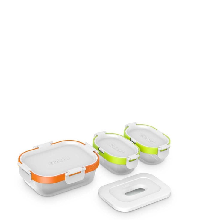 Zoku 10 oz. Neat Stack Food Jar in Orange