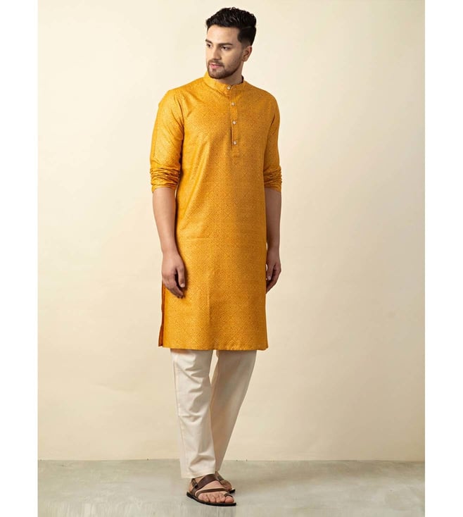 yellow ethnic wear for men