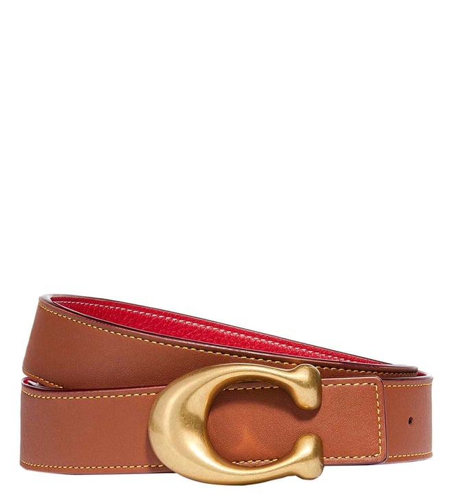 Coach Brown Belts for Women