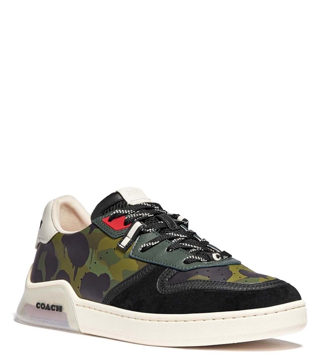 Coach store camouflage sneakers