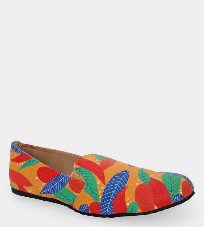 multicolor slip on shoes