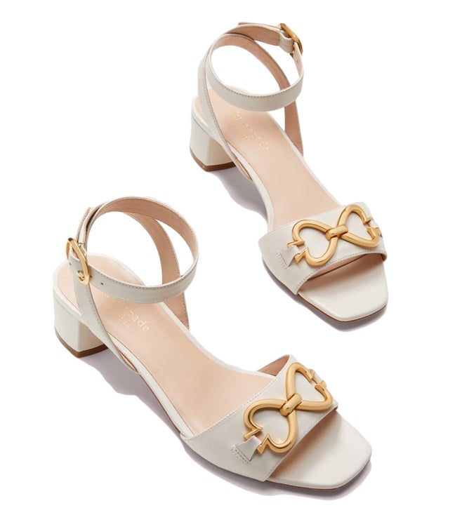 Buy Kate Spade Parchment Lagoon Heart Chain Ankle Strap Sandals for Women  Online @ Tata CLiQ Luxury