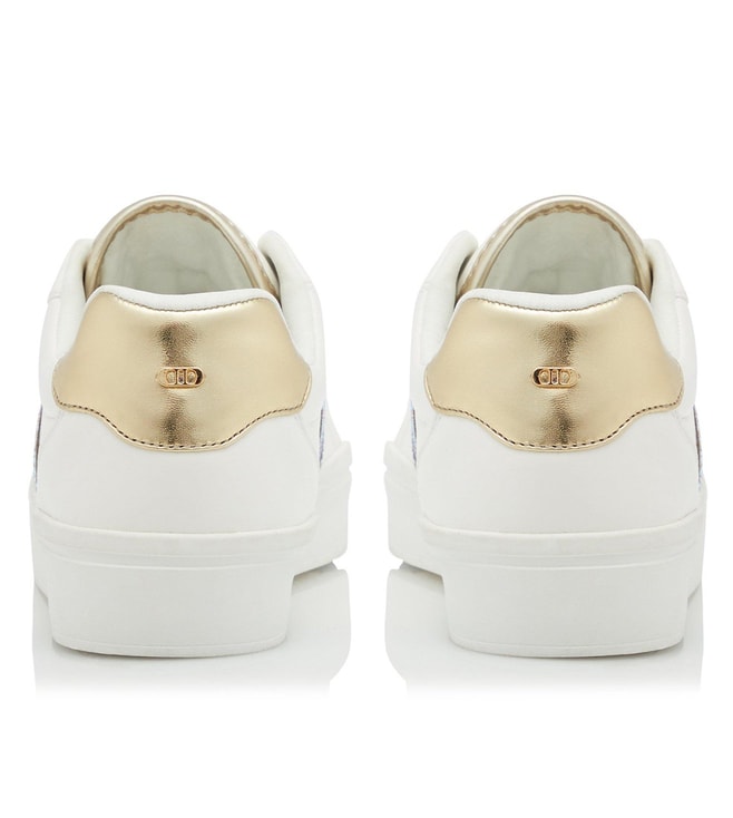Buy Dune London White EARLY DI Rainbow Trainers Women Sneakers Online ...