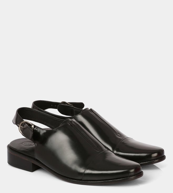 pathani sandals black