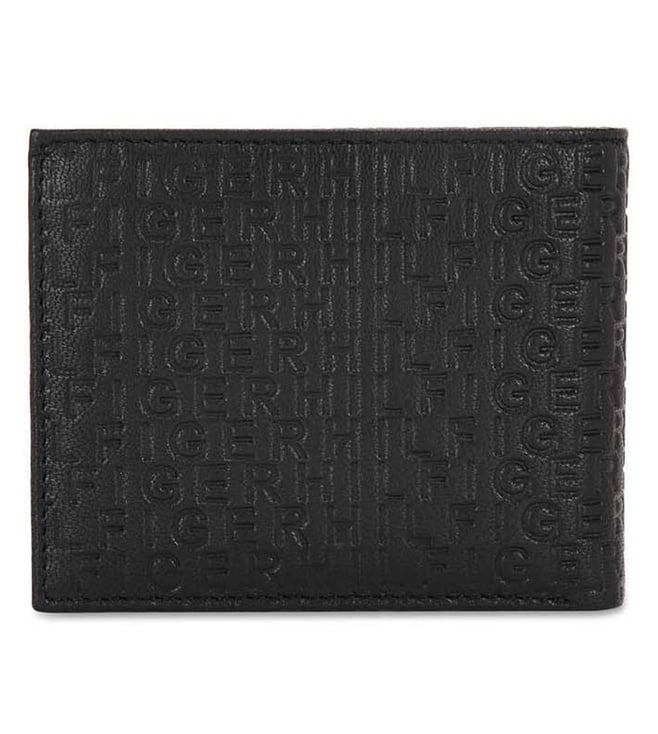 Buy Tommy Hilfiger Black Leather Medium Passport BiFold Wallet for Men
