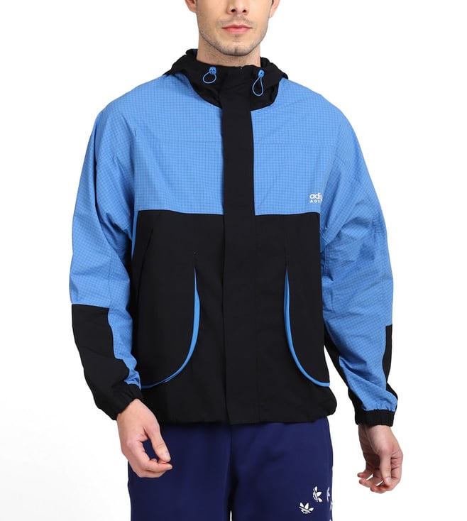 Buy Adidas Originals Black Striped 3D Windbreaker Jacket for Men Online @  Tata CLiQ Luxury