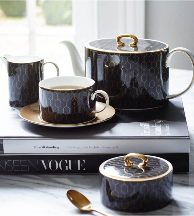 Buy Wedgwood Arris White Tea Cup and Saucer Set Online Tata