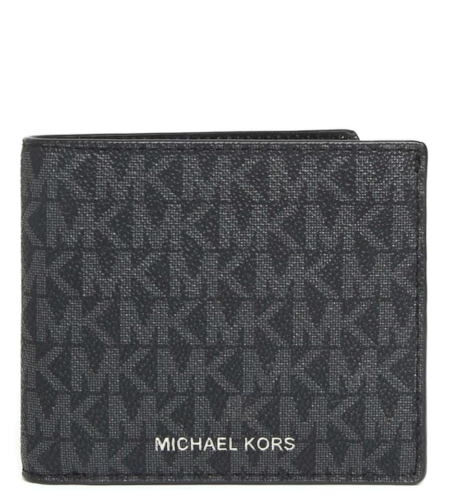 Buy MICHAEL Michael Kors Black Billfold Coin Pocket Wallet for Men Online @  Tata CLiQ Luxury