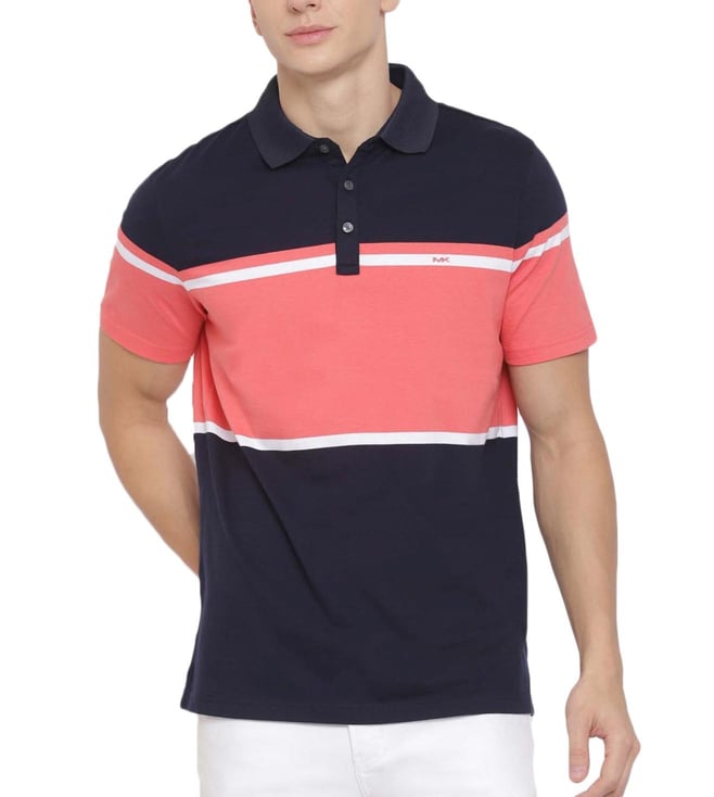 Buy MICHAEL Michael Kors Dark Midnight Classic Fit Polo T-Shirt for Men  Online @ Tata CLiQ Luxury