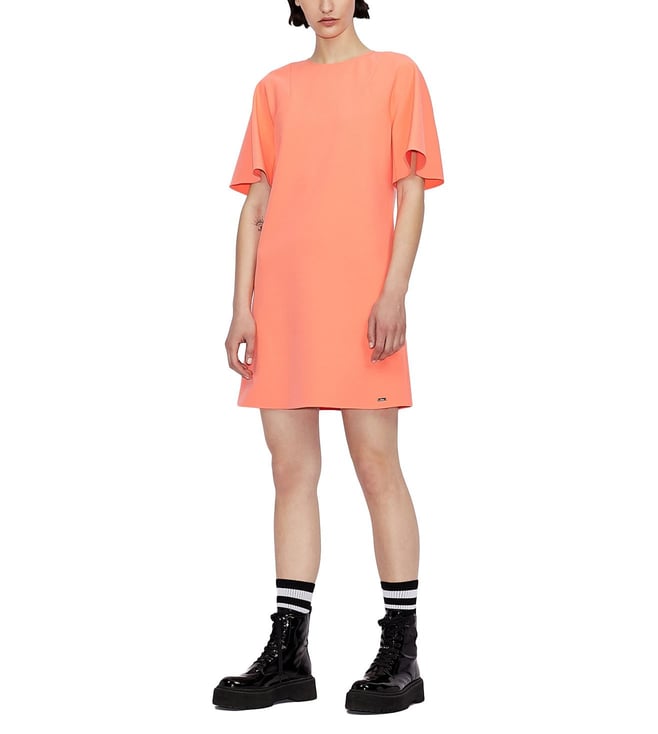 Buy Armani Exchange Orange Regular Fit Dress for Women Online @ Tata CLiQ  Luxury