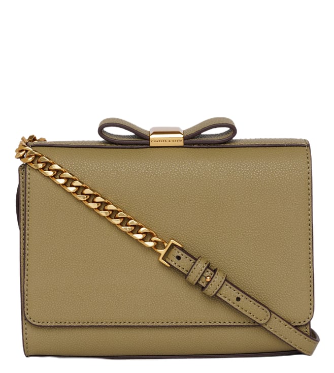 charles and keith bow detail clutch
