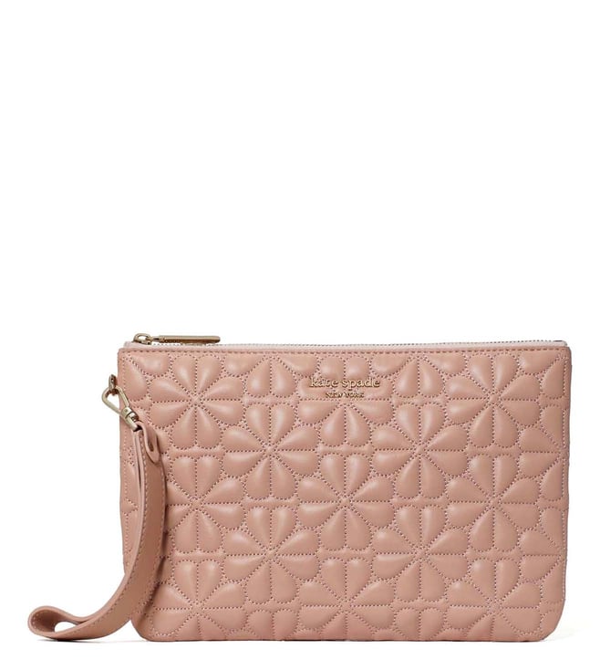 Buy Kate Spade Pink Bloom Large Wristlet Pouch for Women Online @ Tata CLiQ  Luxury