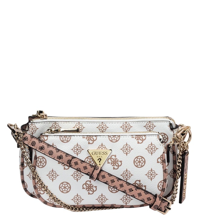 Buy Guess Black Multi Arie Large Double Pouch Cross Body Bag for Women  Online @ Tata CLiQ Luxury