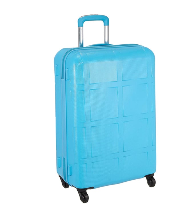 Buy Echolac Blue David Medium Hard Case Checked Luggage Online