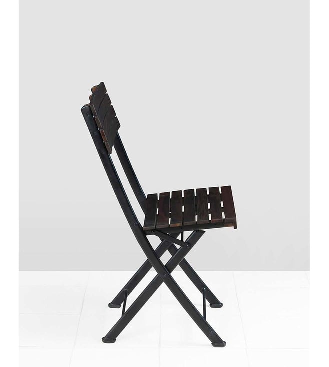 Buy Fabindia Brown Black Sheesham Verandah Chair Set of 1 at