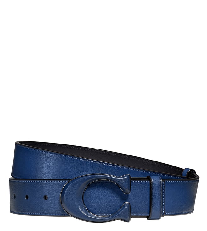 blue coach belt