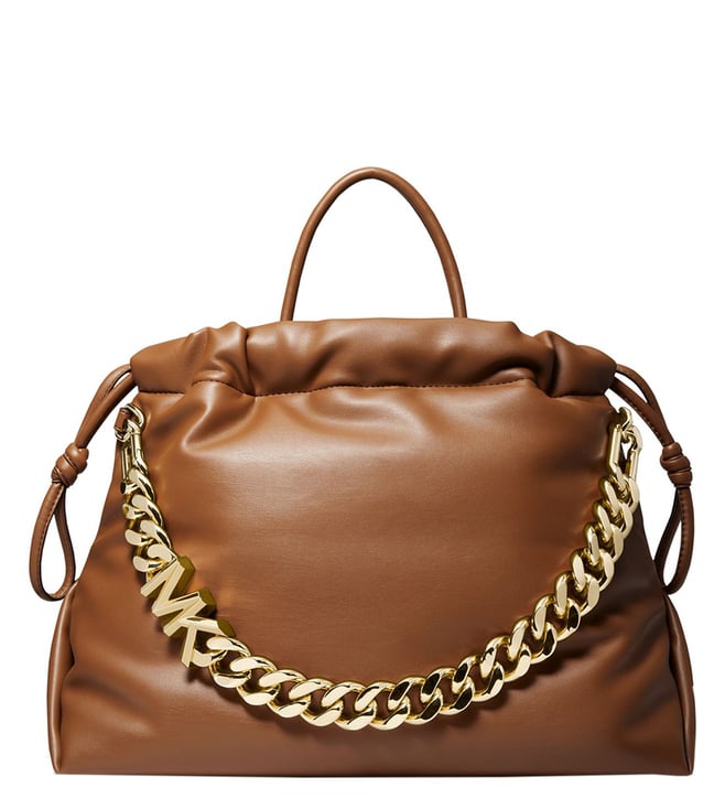 Buy MICHAEL Michael Kors Luggage Lina Large Satchel for Women Online @ Tata  CLiQ Luxury