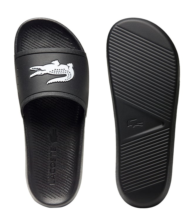 lacoste flip flops tata cliq